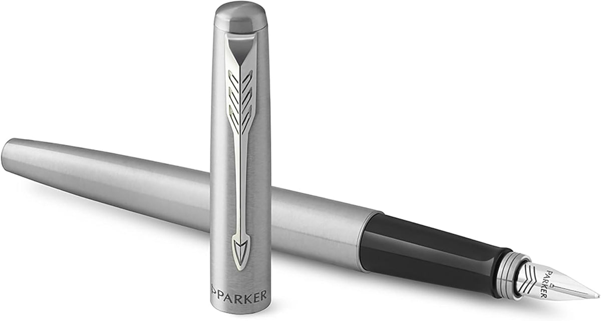 Parker Jotter Stainless Steel Chrome Trim Fountain Pen