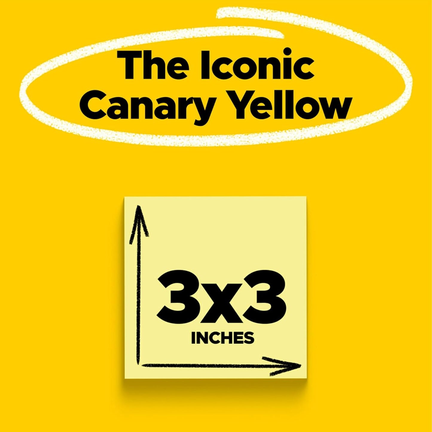 Post-it® Notes Original Yellow Notepads Singles
