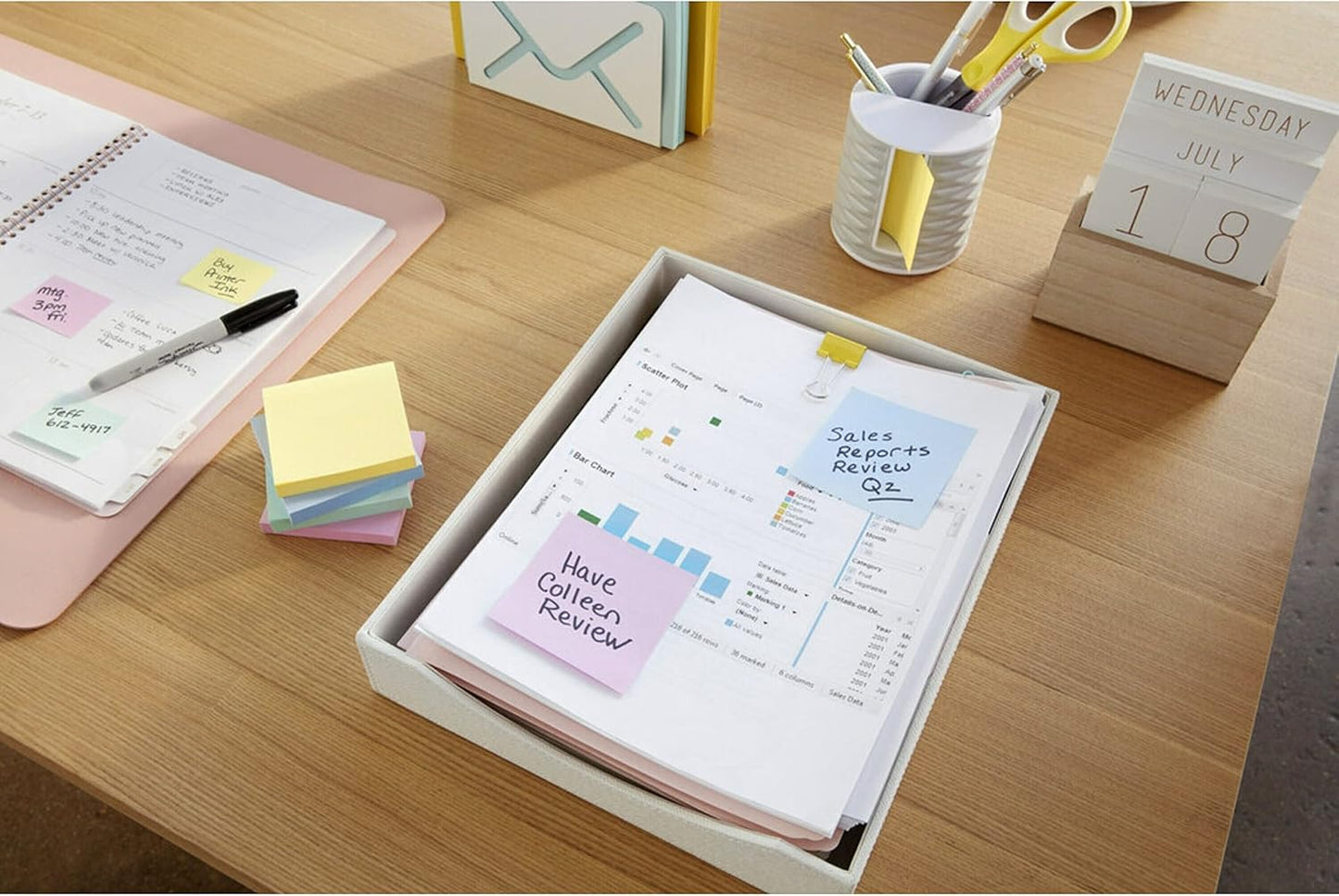 Post-it® Notes Original Yellow Notepads Singles
