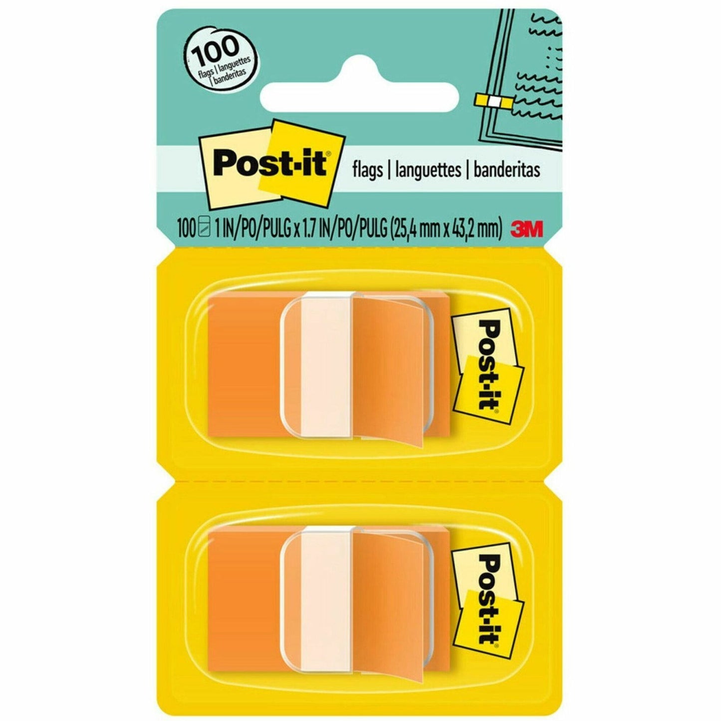 Post-it® Flags, Orange
