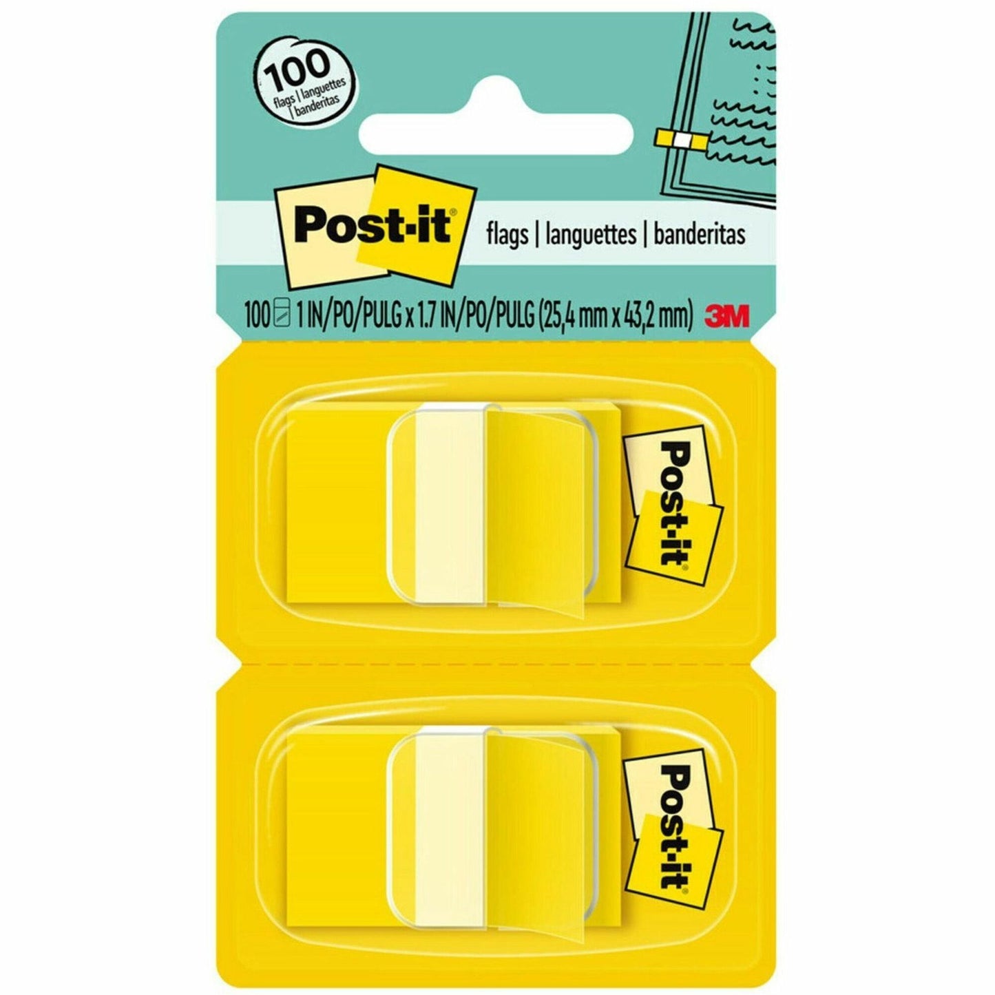 Post-it® Flags, Yellow