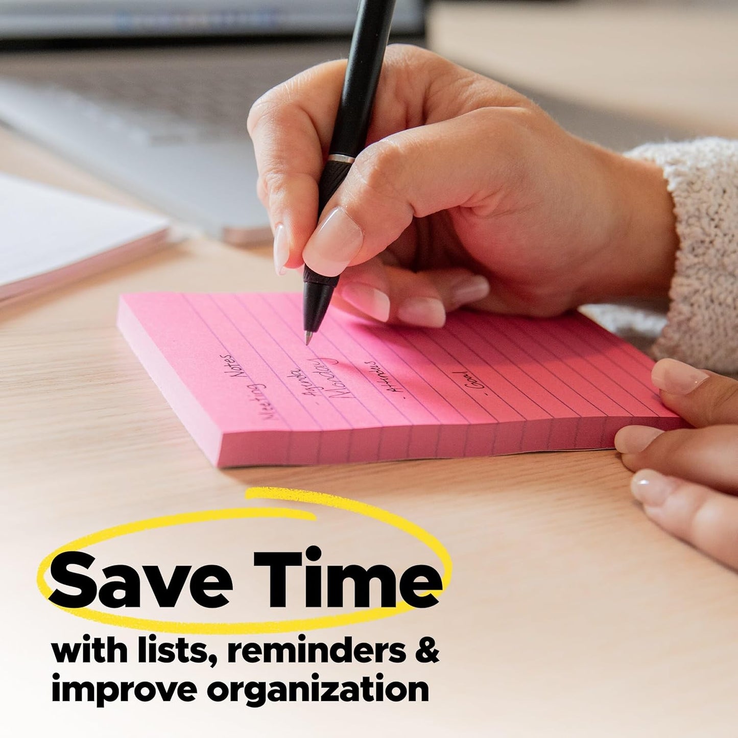 Business Source Ruled Adhesive Notes