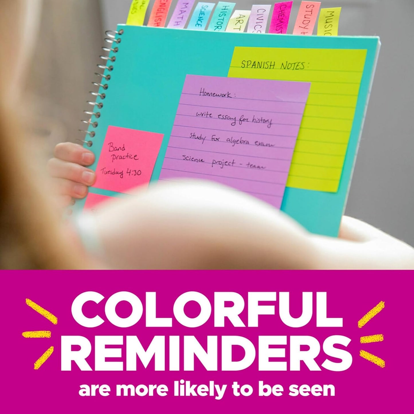 Post-it® Notes - Supernova Neons Color Singles