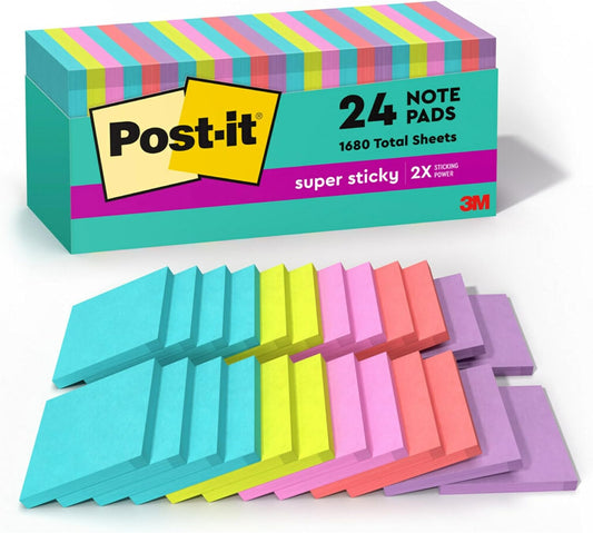 Post-it® Notes - Supernova Neons Color Singles