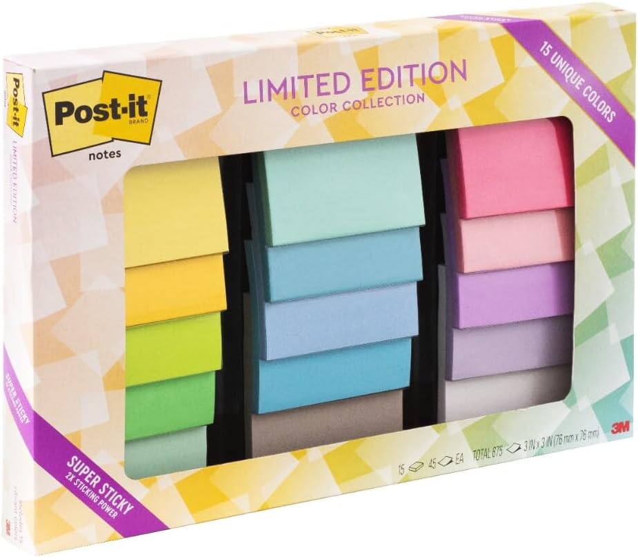 Post-It Limited Edition Color Collection