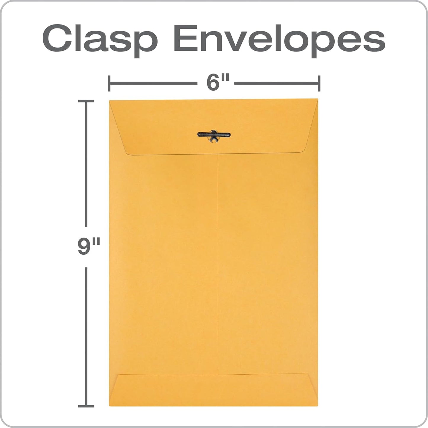 Quality Park 6x9 Clasp Envelope, Single
