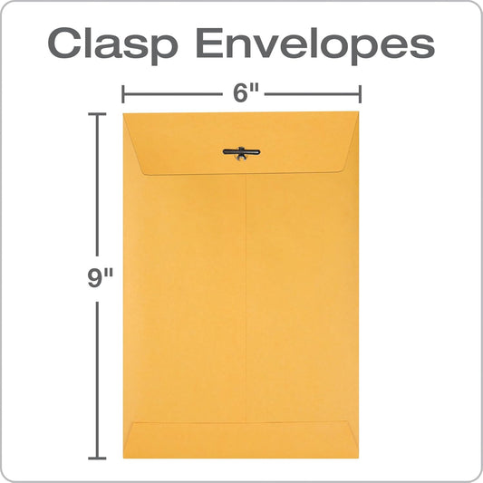 Quality Park 6x9 Clasp Envelope, Single