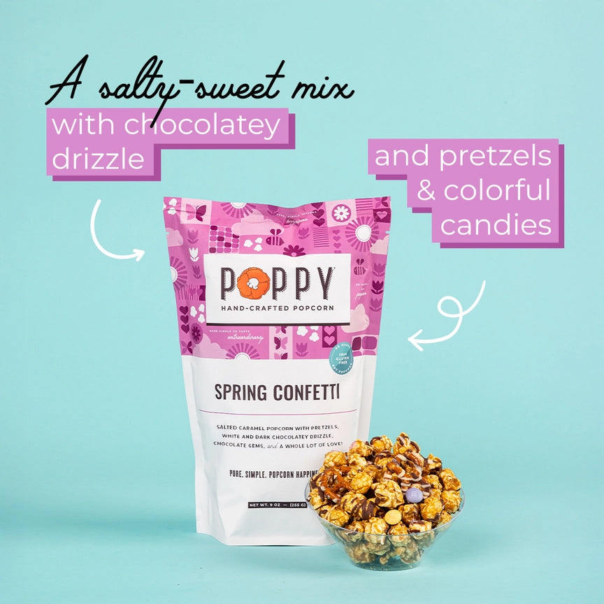 POPPY Spring Confetti Popcorn 9oz