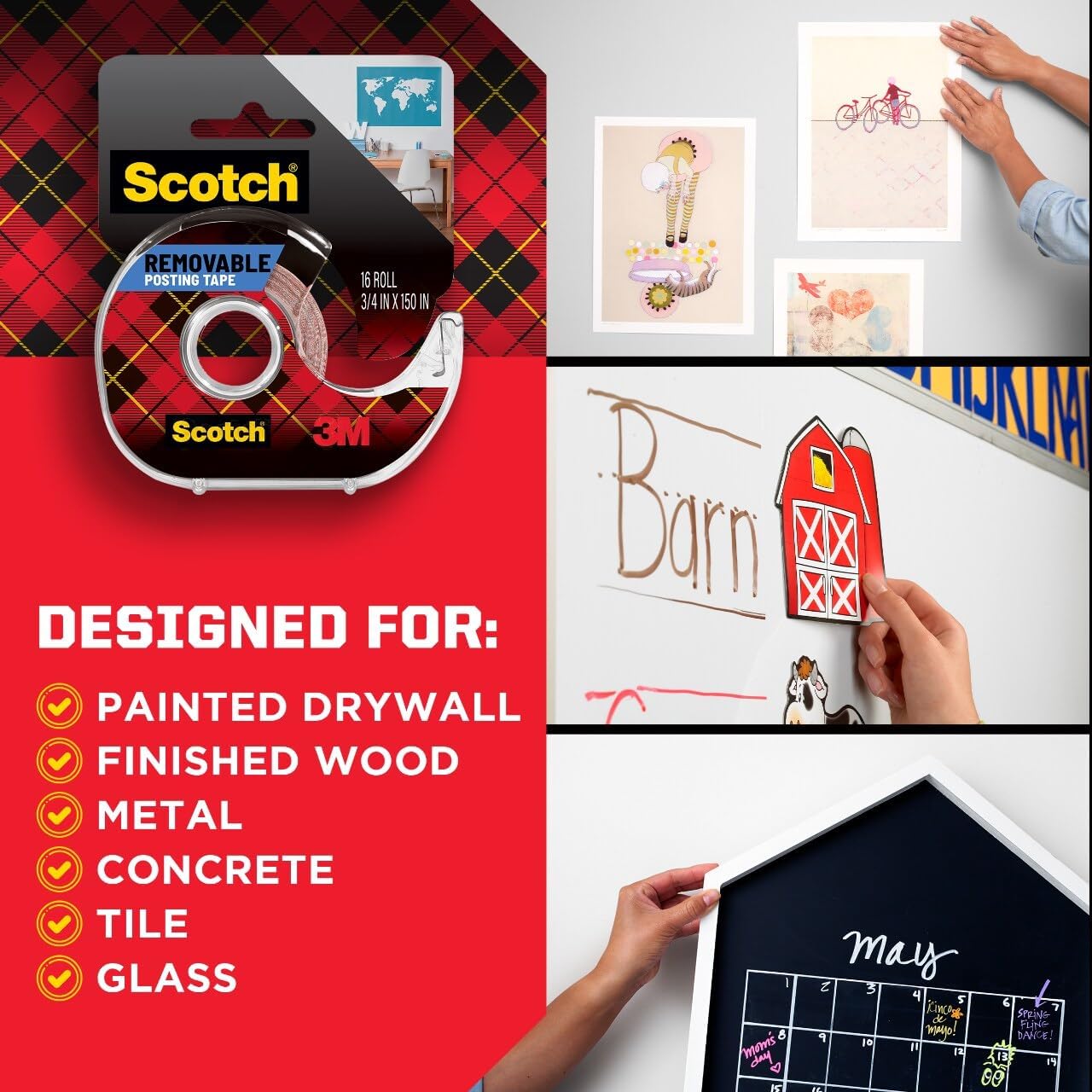 Scotch Removable Poster Tape