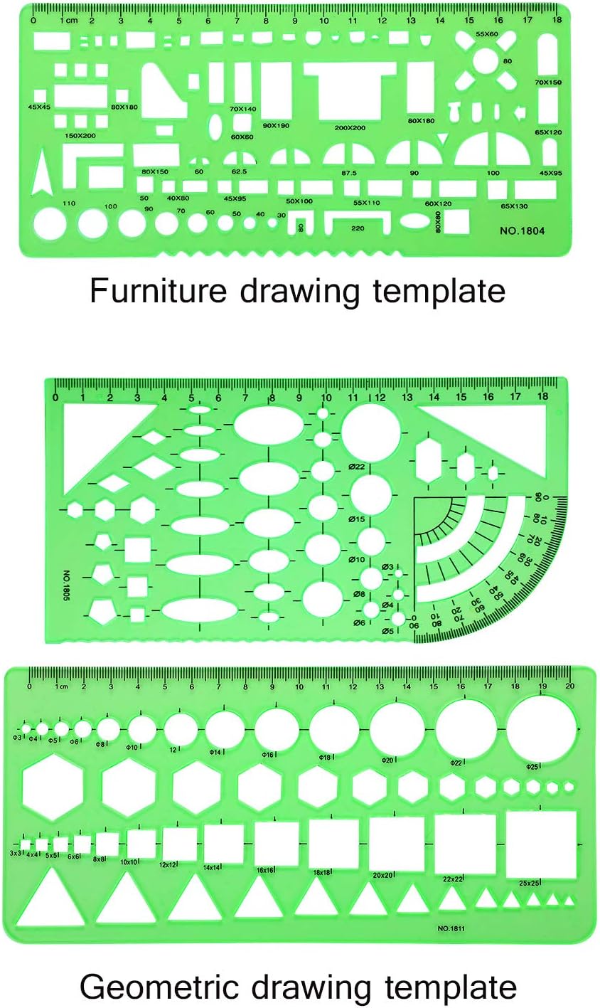 Shappy Acrylic Formwork Single Stencil, Emerald Green