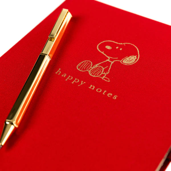Peanuts Fabric-Covered Journal with Pen