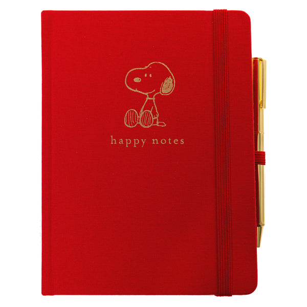 Peanuts Fabric-Covered Journal with Pen
