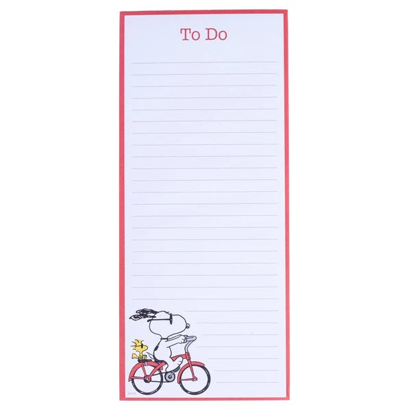 Peanuts List Pad