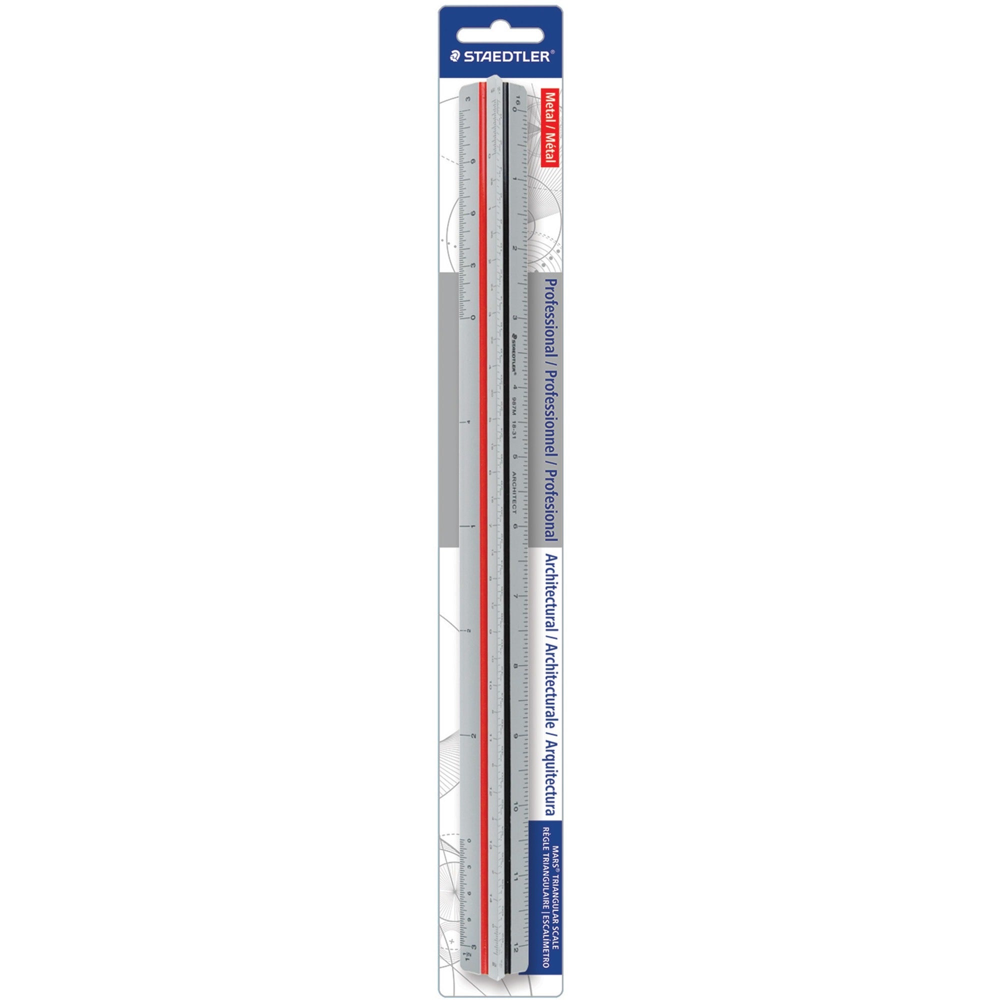 Bacon Ruler Staedtler Mars Professional Architectural Scale – Bourbon & Bacon