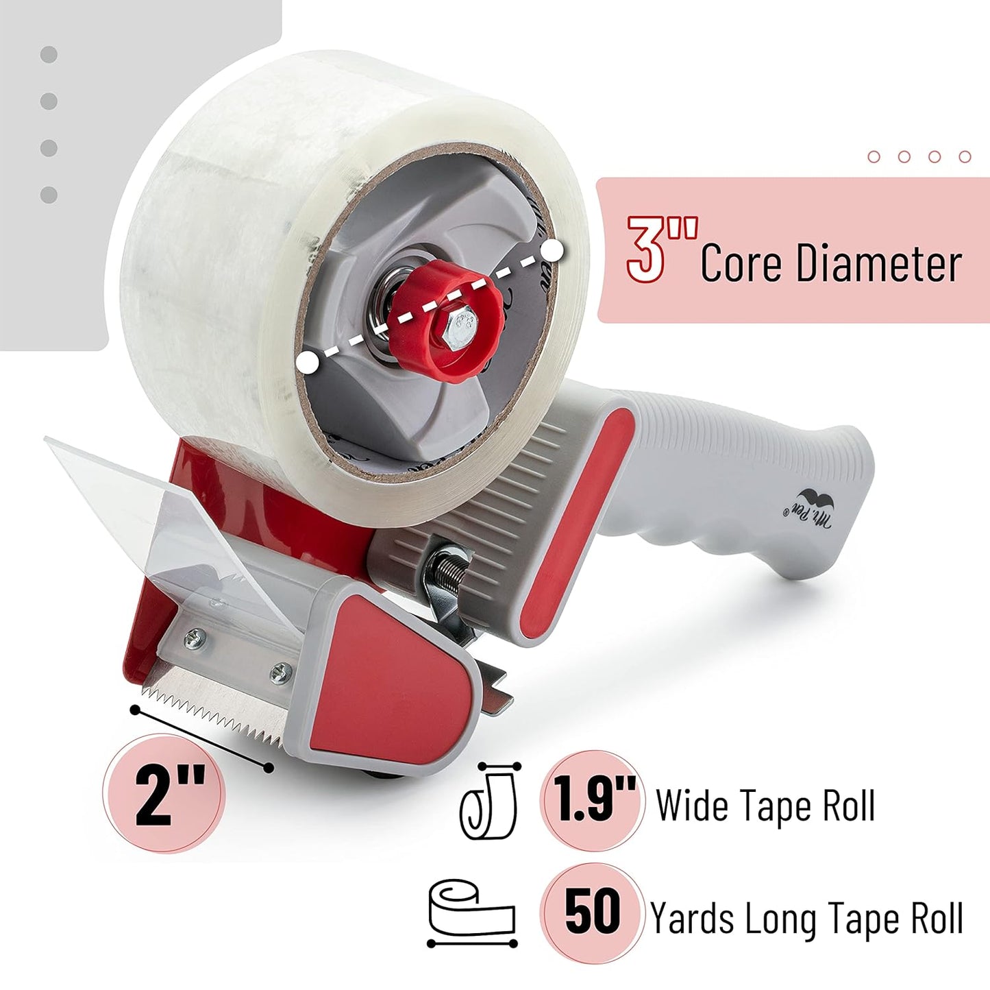 Mr. Pen Packing Tape Dispenser w/ Tape