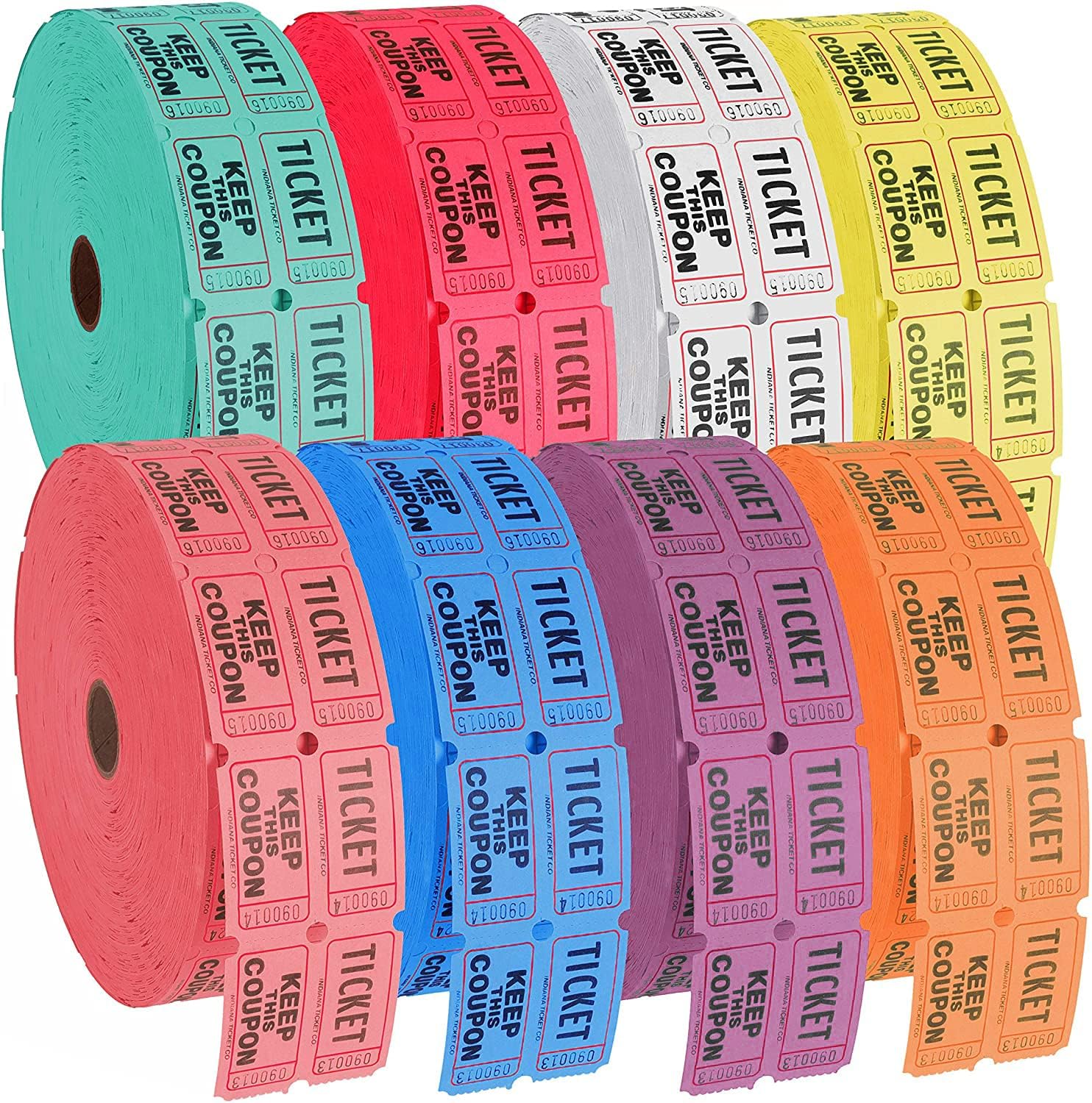 Double Roll Raffle Event Tickets, 1 Roll – Bourbon & Bacon