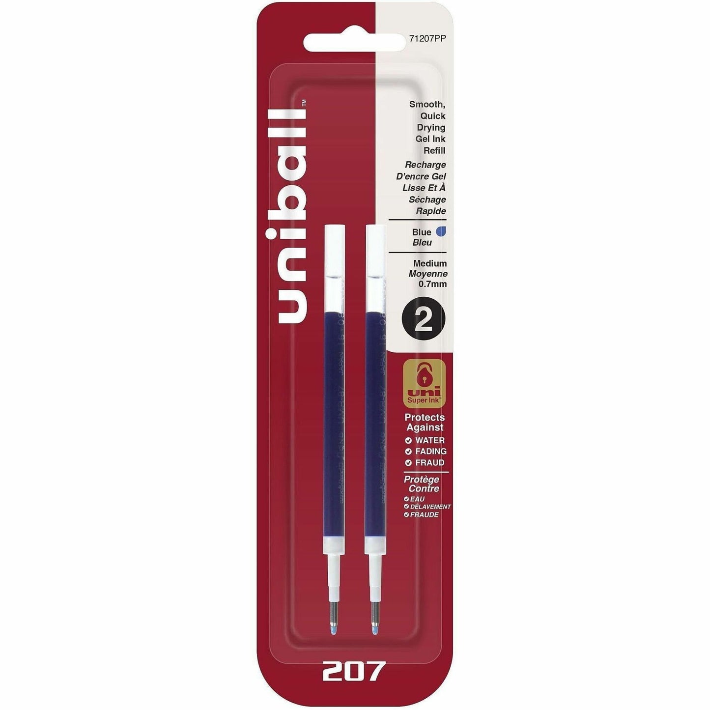uniball™ 207 Gel Pen Refill, Blue