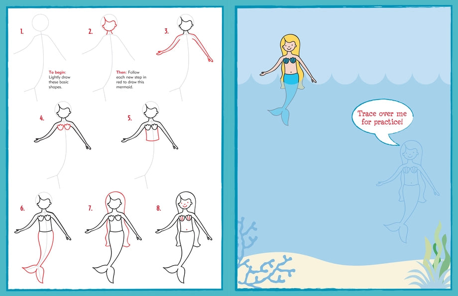 Learn To Draw . . . Unicorns, Mermaids & More!