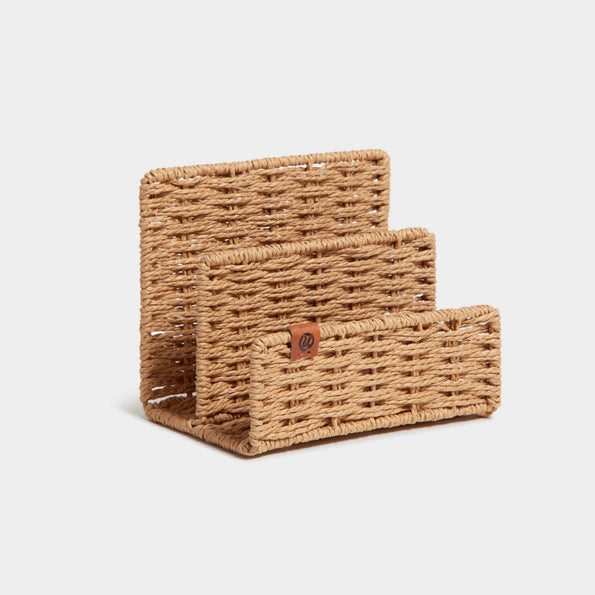Somerset Woven Woven Letter Sorter Brown