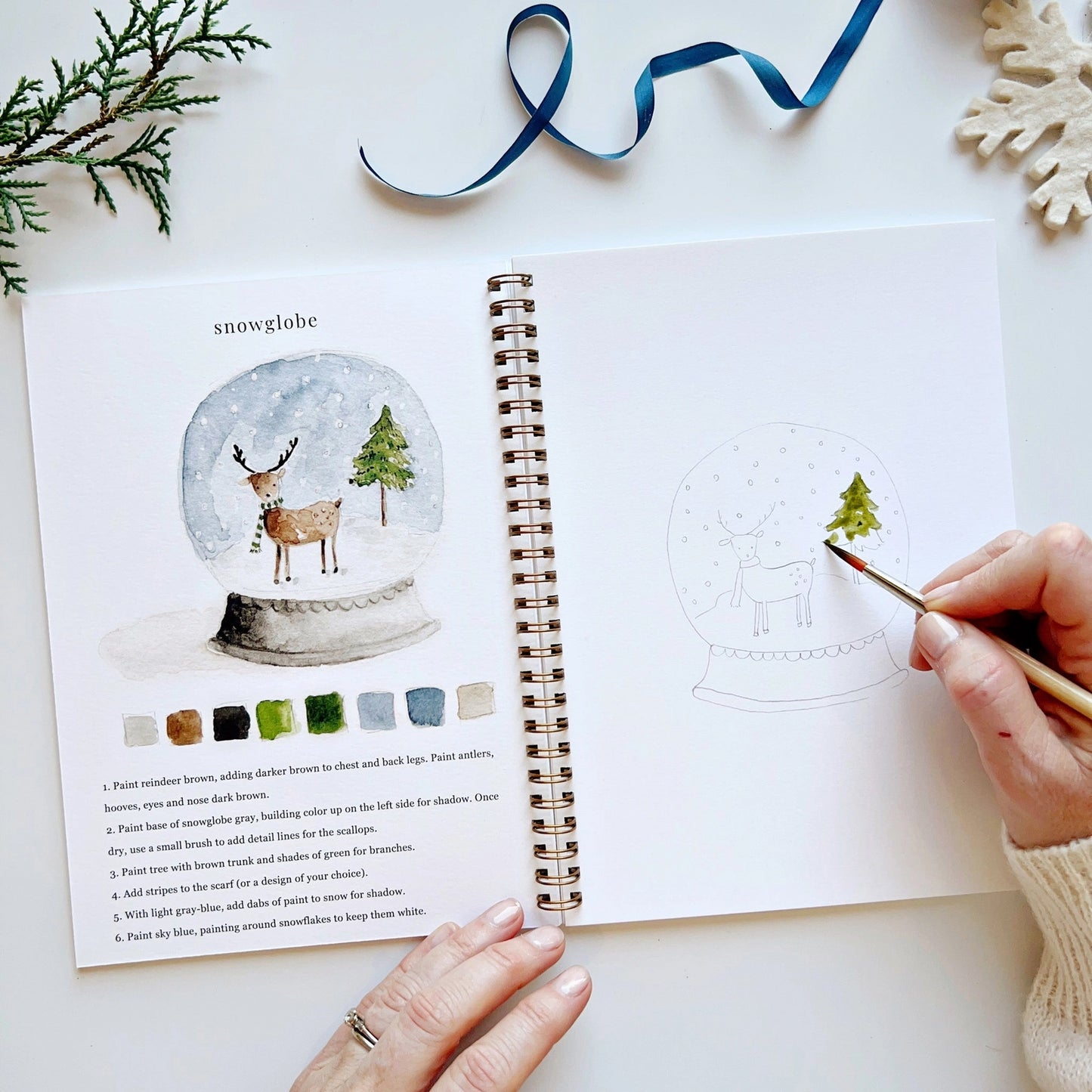 Emily Lex Winter Watercolor Workbook