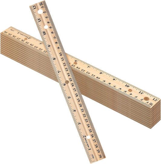 Amazing Spark 12" Wood Ruler