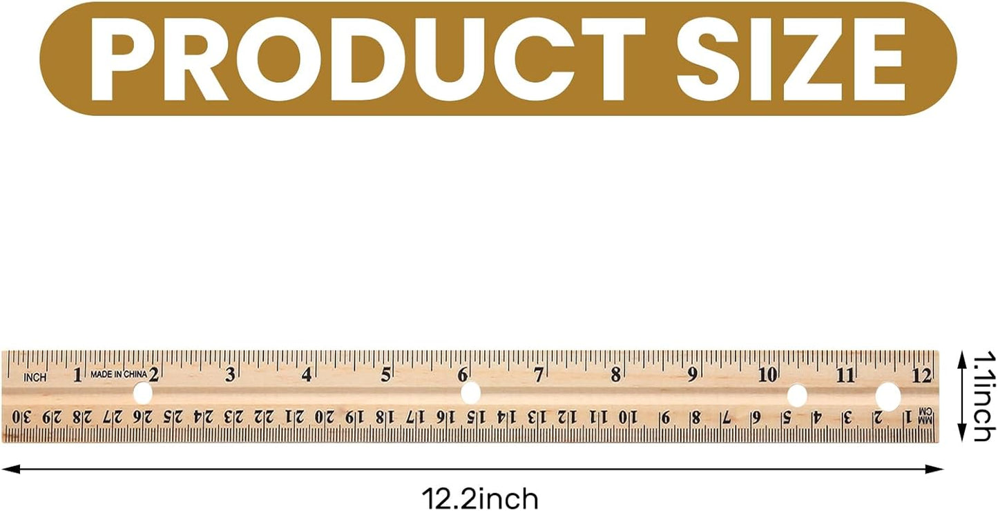 Amazing Spark 12" Wood Ruler