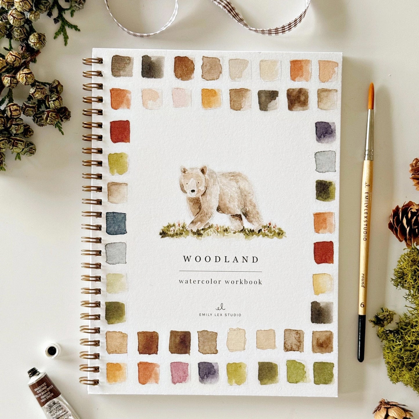 Emily Lex Woodland Watercolor Workbook