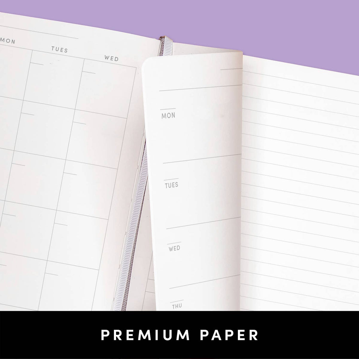 Undated Casebound Planner with Weekly & Monthly Views