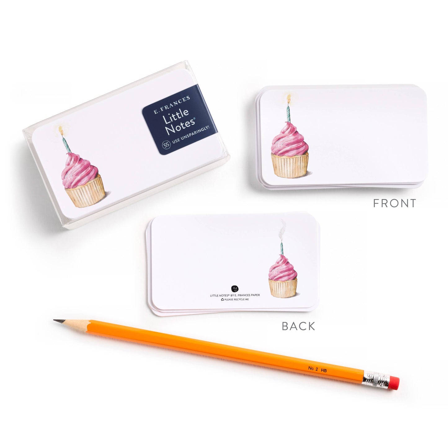 Pink Cupcake Little Notes® NEW 55 Count