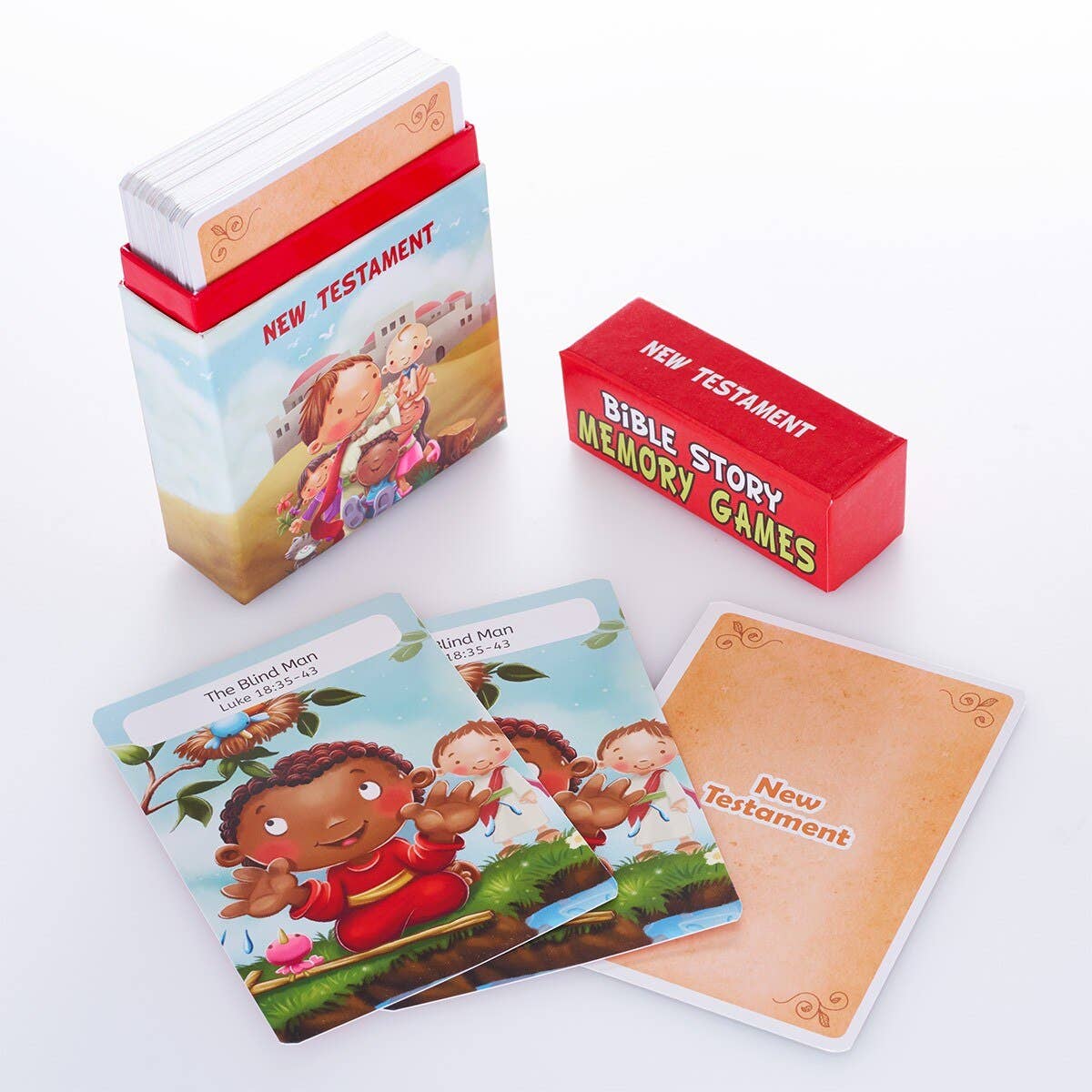 Card Box Bible Story Memory Games New Testament