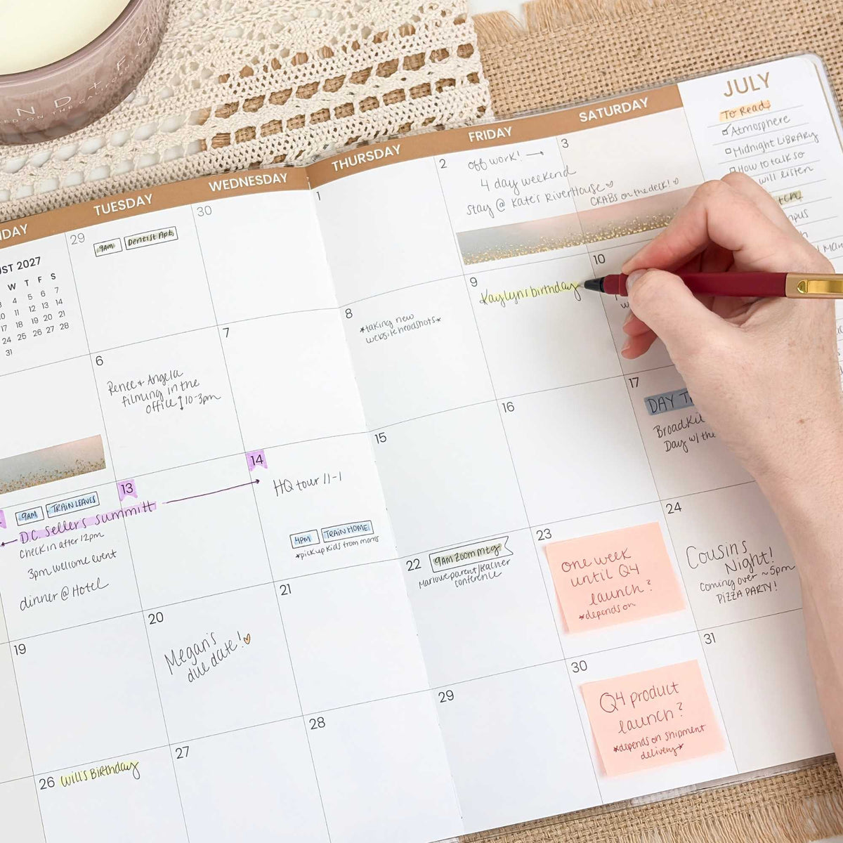 2027 Monthly Planners
