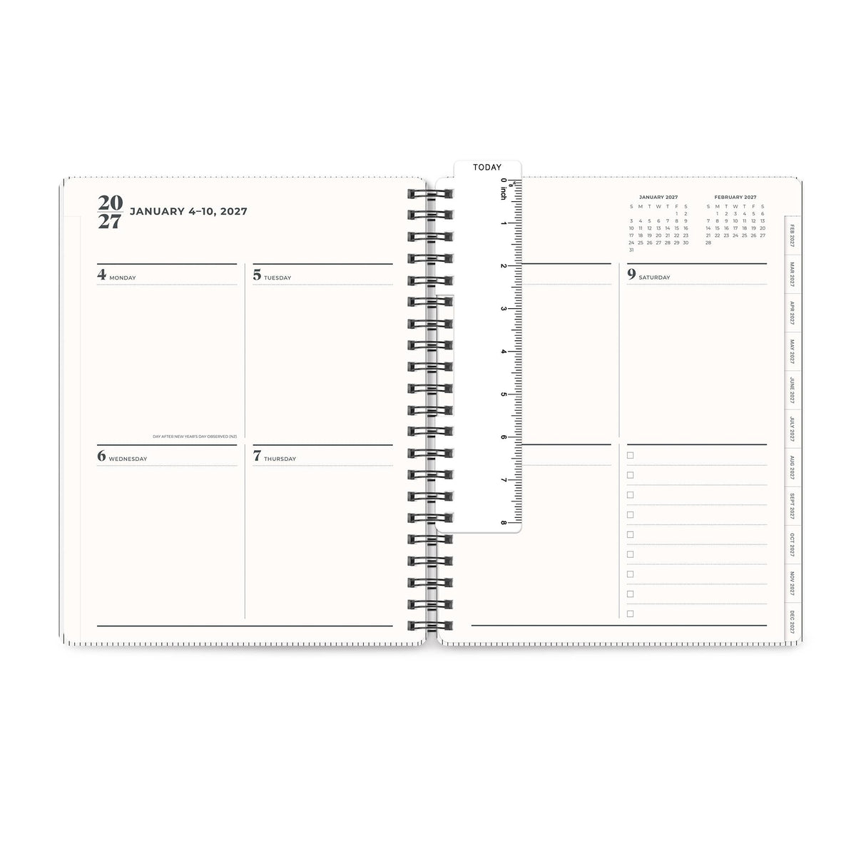 2027 Midnight Black Baxter Planner