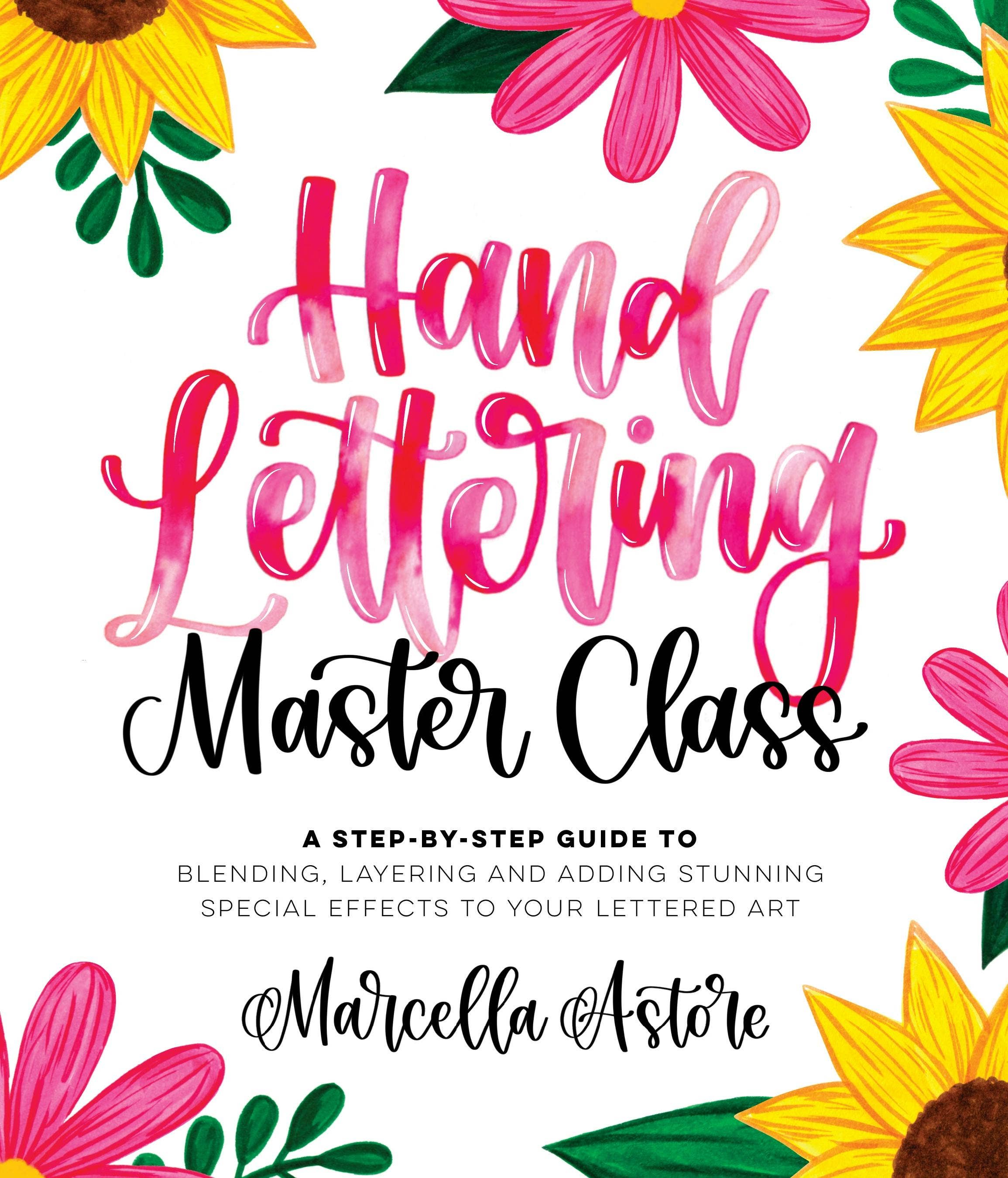 Sample Lettering With Color Hand Lettering Color Master Class Blending & Effects Guide – Bourbon ...
