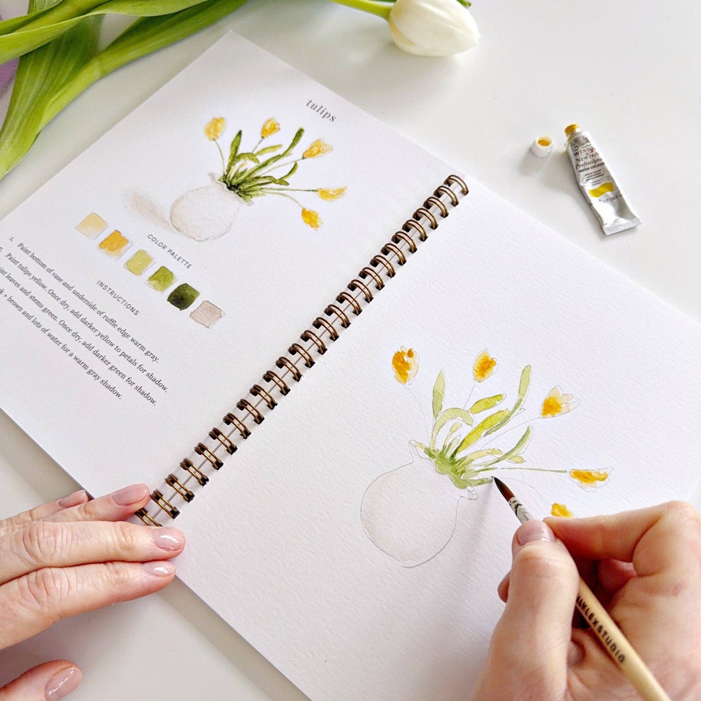Emily Lex Spring Watercolor Workbook
