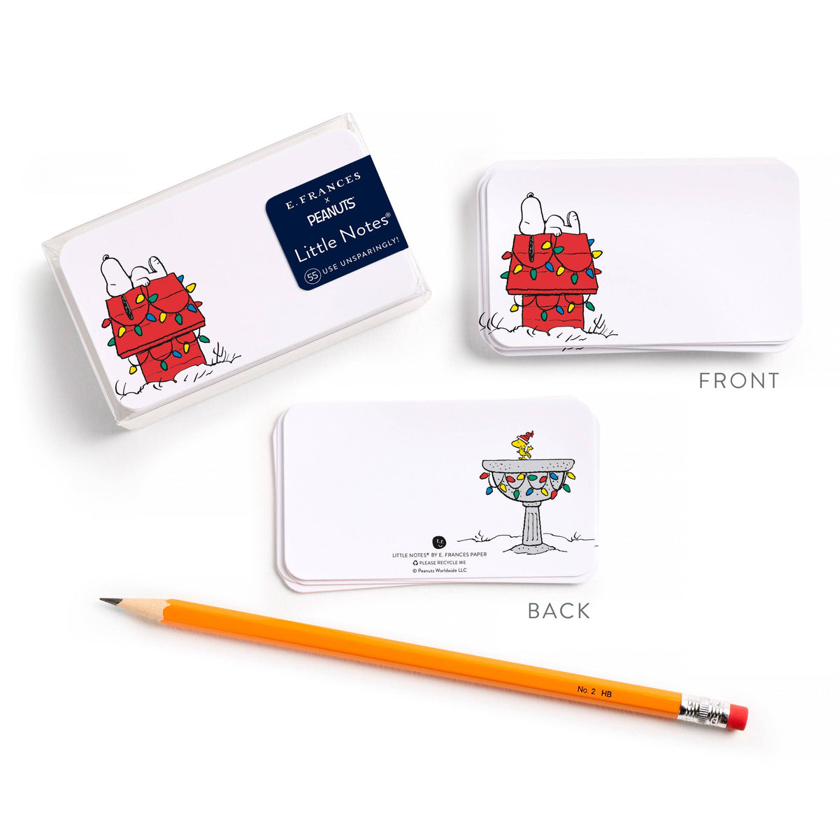 E. Frances x Peanuts® Snoopy Holiday Dog House Little Notes®