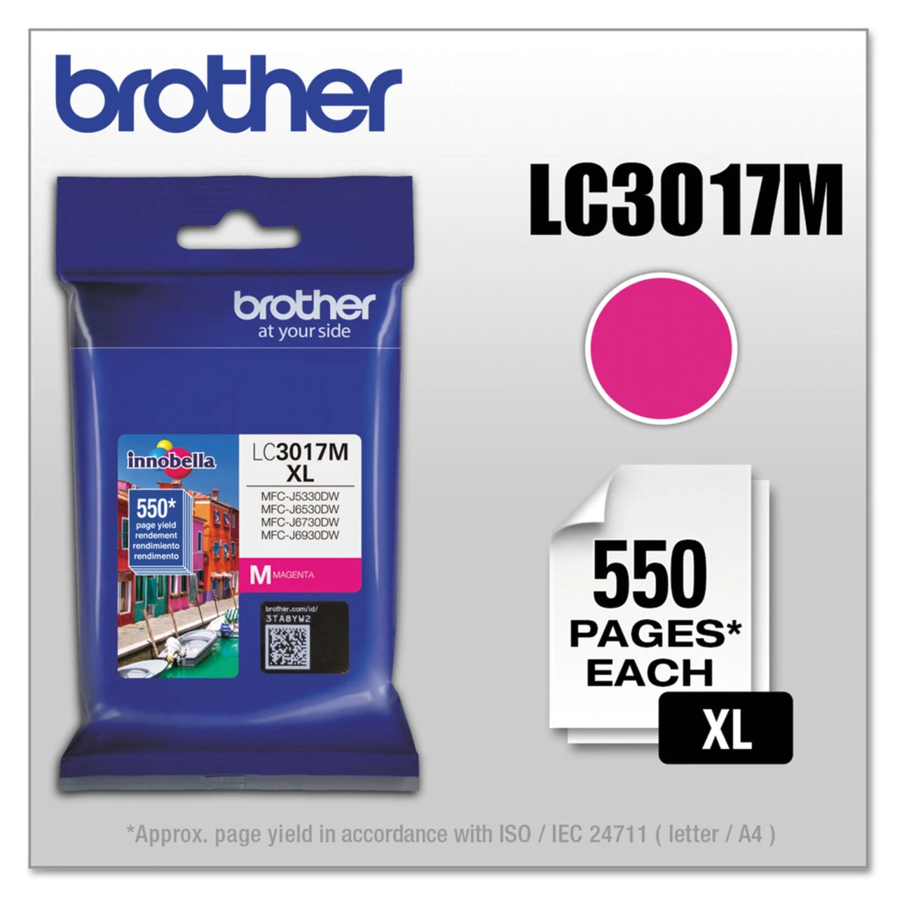 Brother LC3017M Magenta High Yield Ink Cartridge