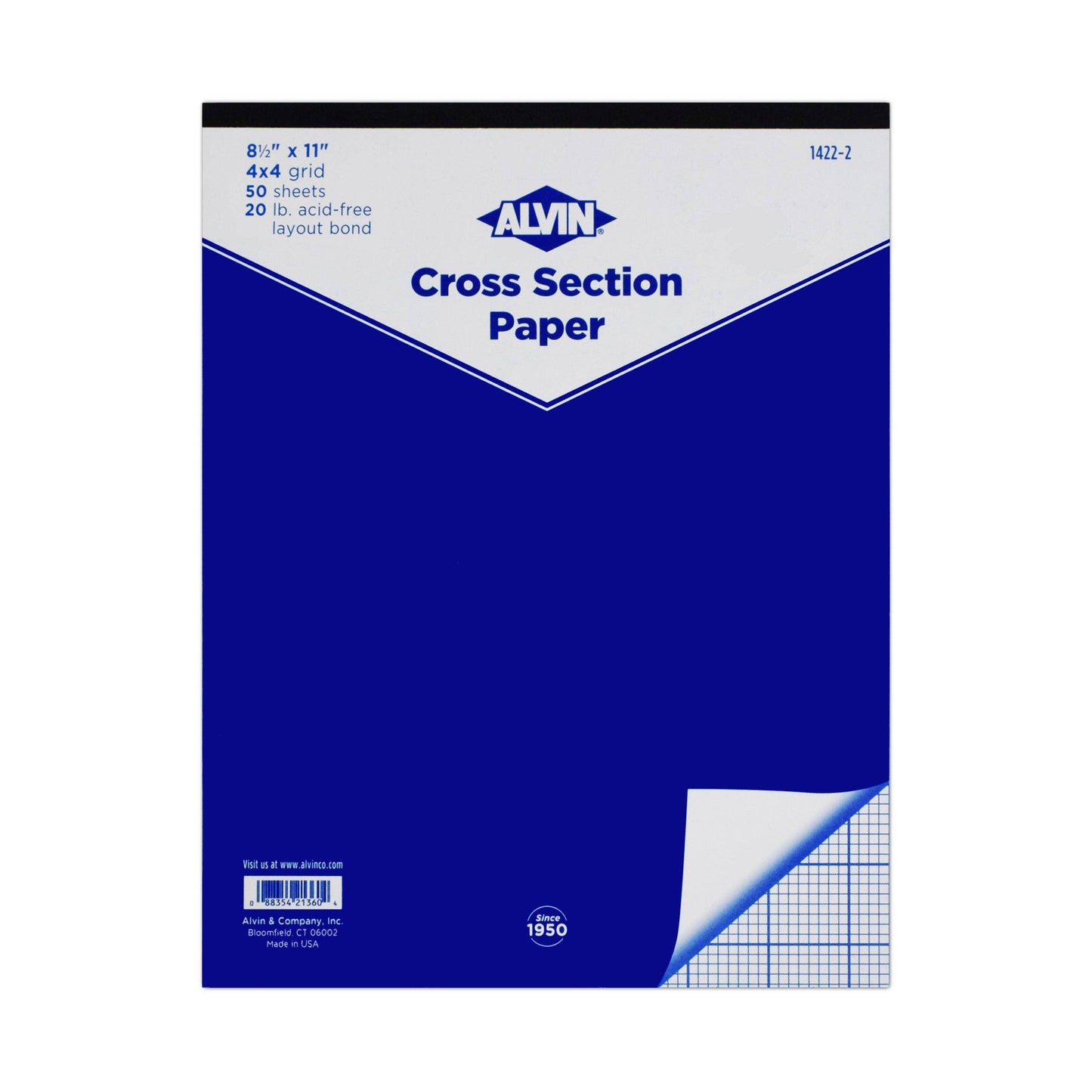 Alvin Cross Section Paper 4 x 4 Grid Pads