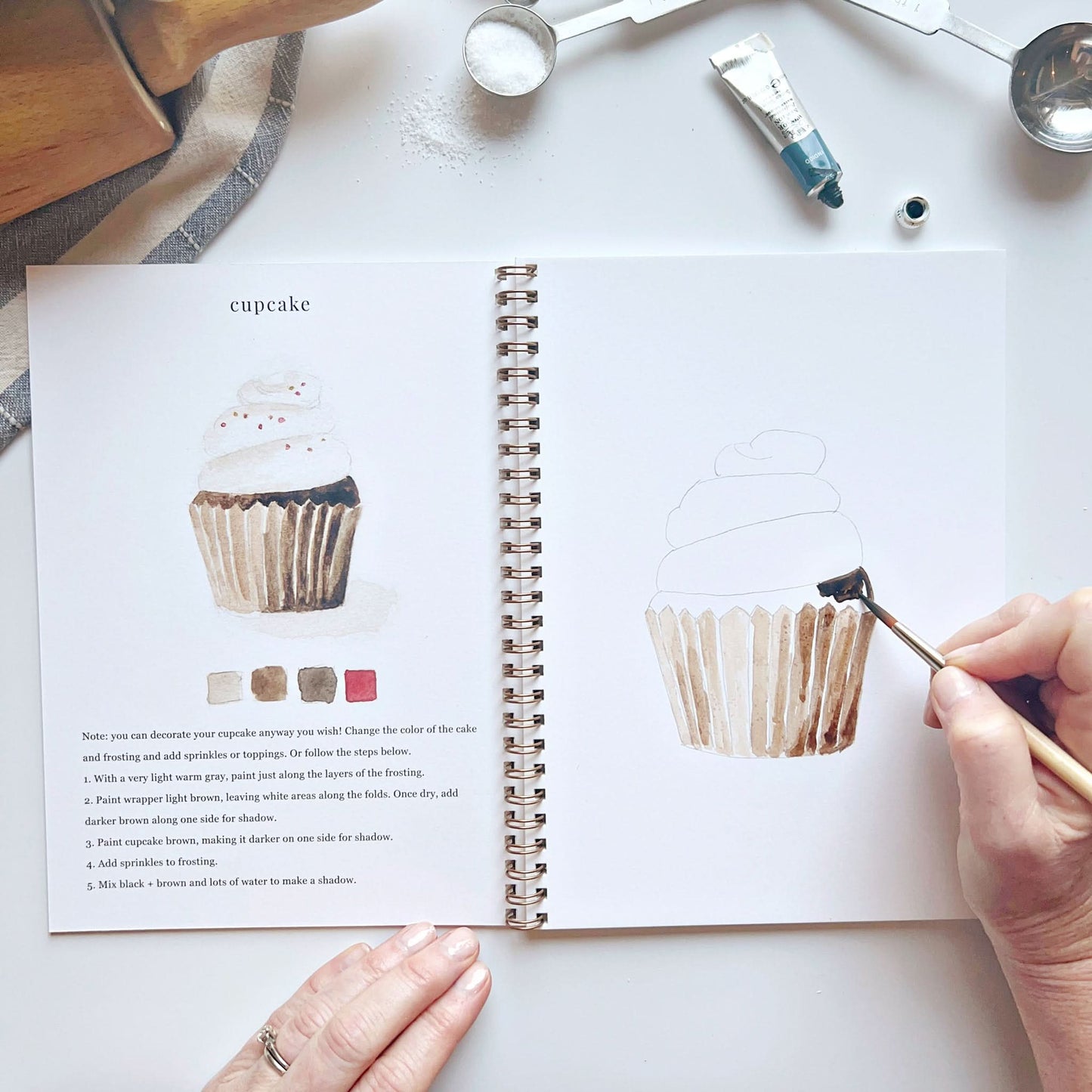 Emily Lex Baking Watercolor Workbook