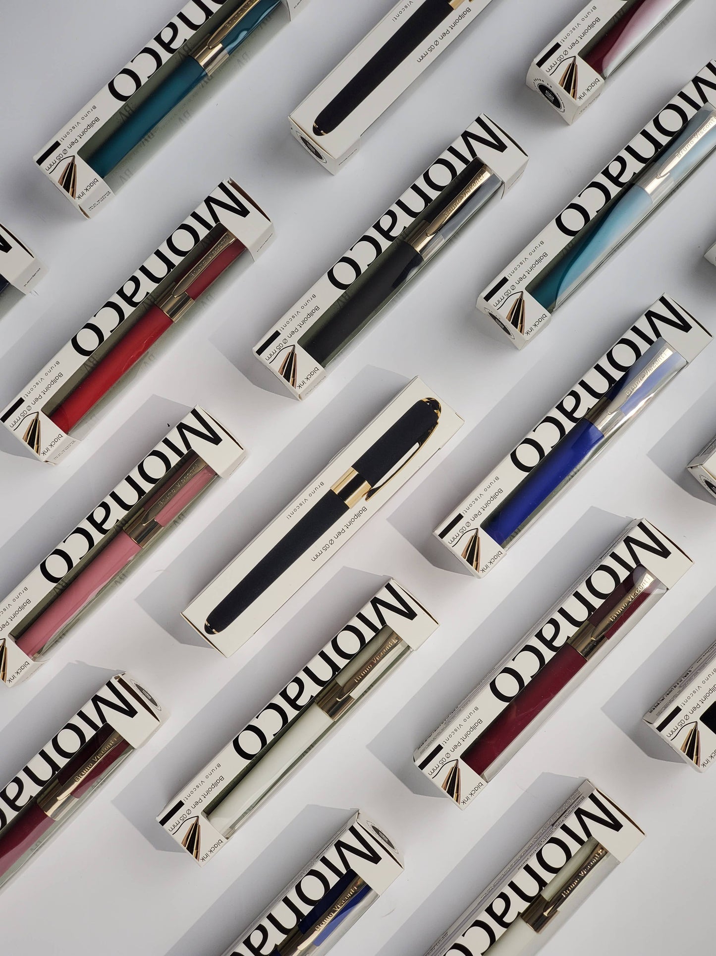 Monaco Soft Touch Pen in French Blue with Gift Box