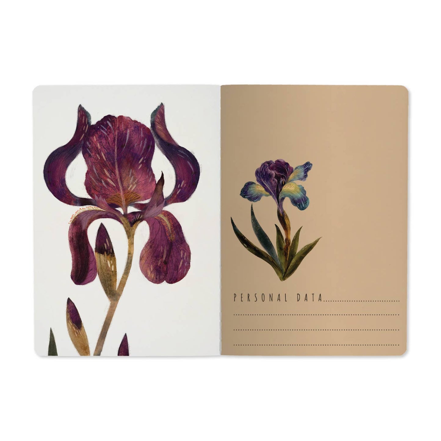 A-5 Notebook- Irises