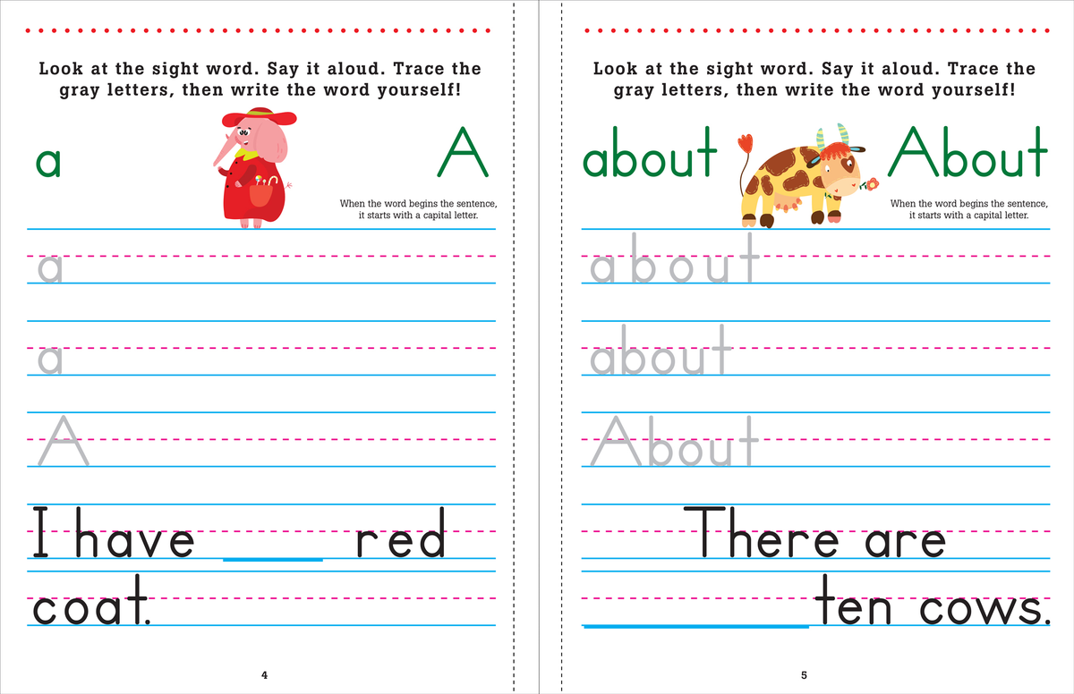 Trace & Learn: Sight Words!