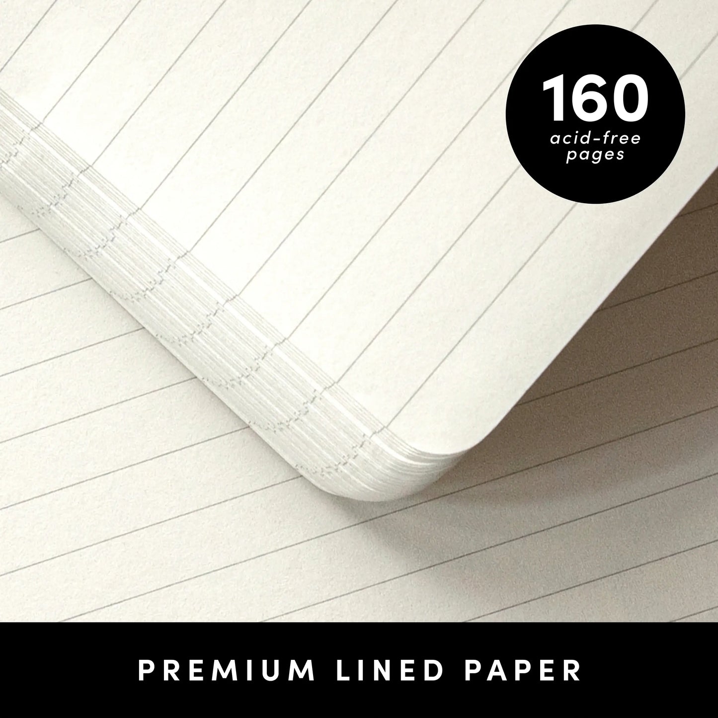 Paperage 160PG Casebound Lined Journal Notebook