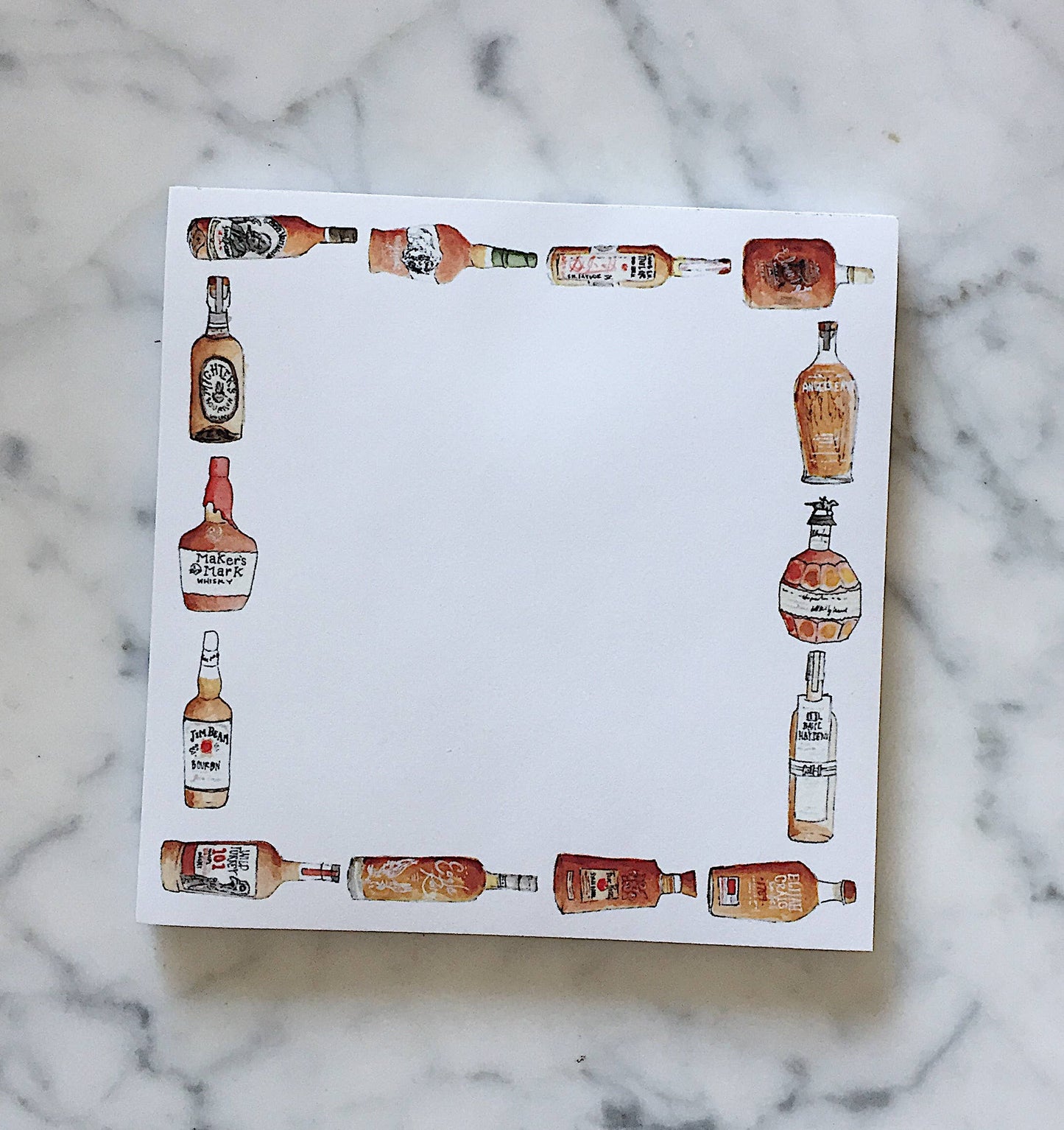 Kentucky Bourbons Wraparound Notepad