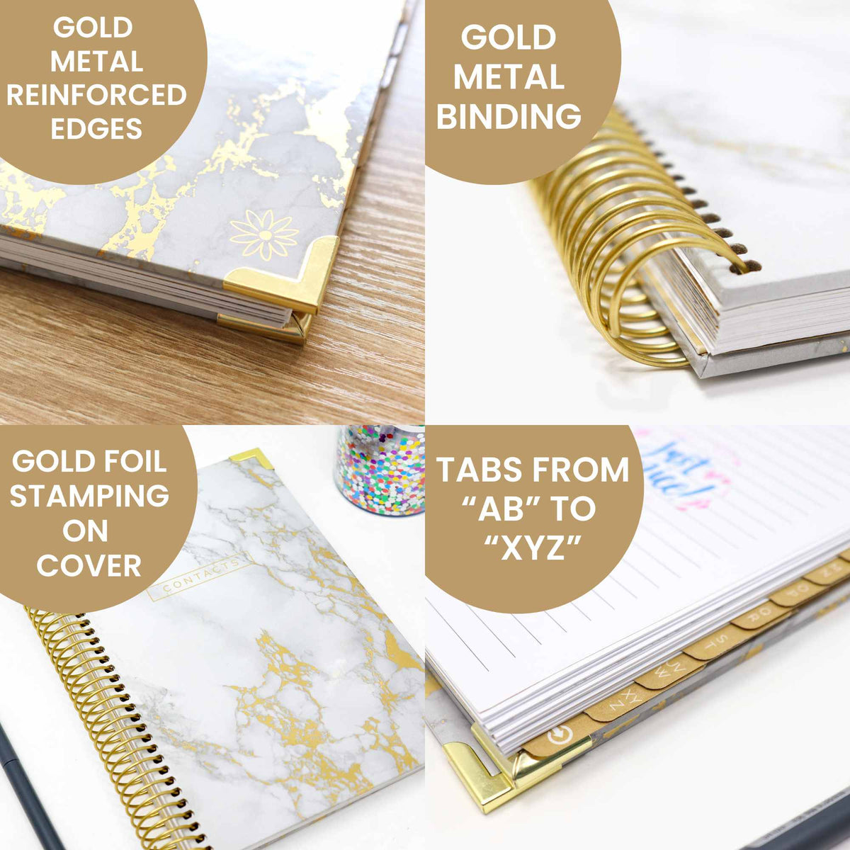 Contact Books - 5" x 8" size