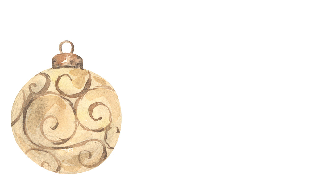 Ornamental Christmas Happy Notes