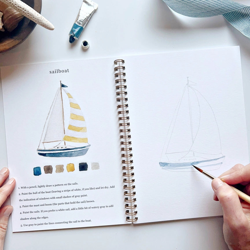 Emily Lex Seaside Watercolor Workbook